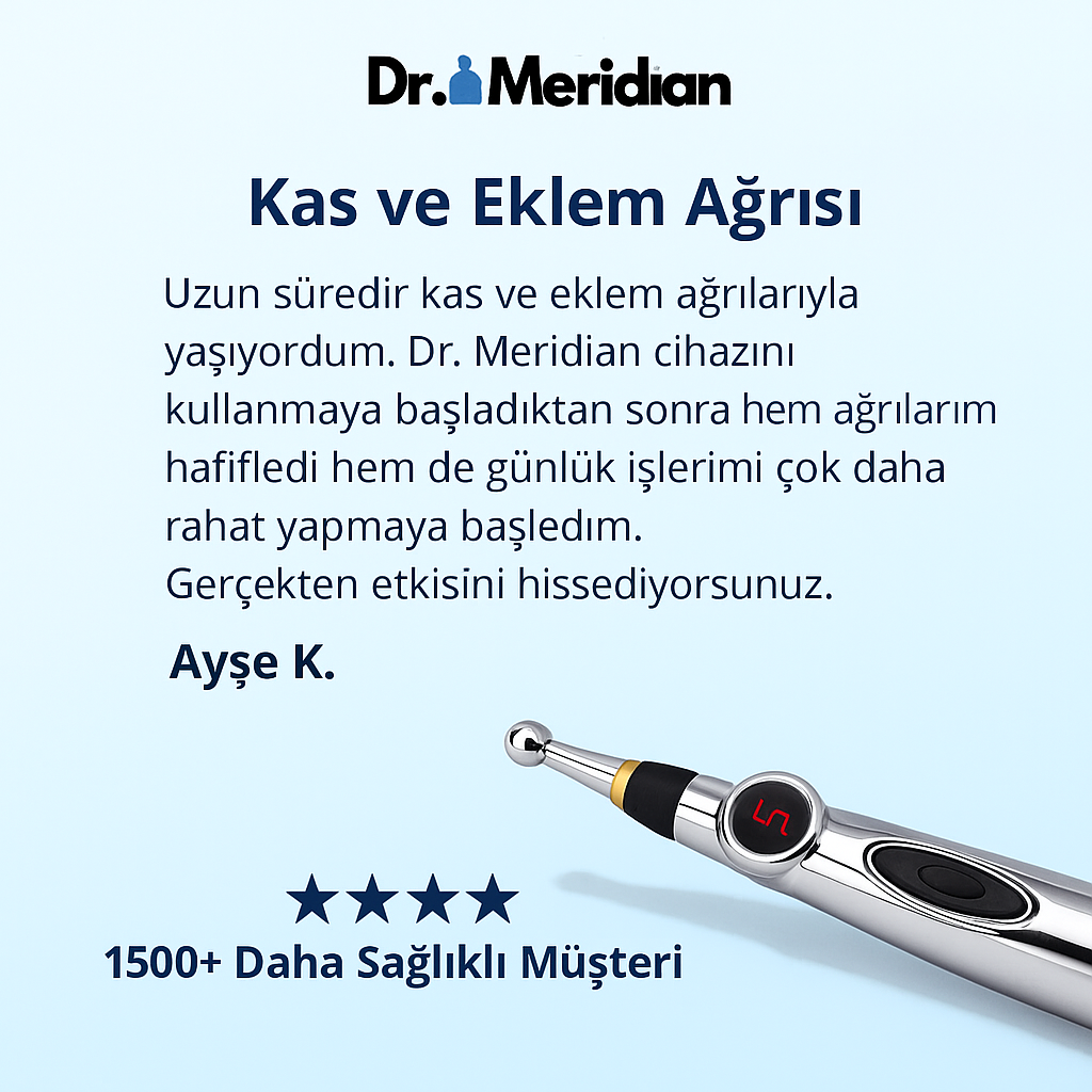 Dr. Meridian Akupunktur Uyarıcı Kalem Masaj Aleti